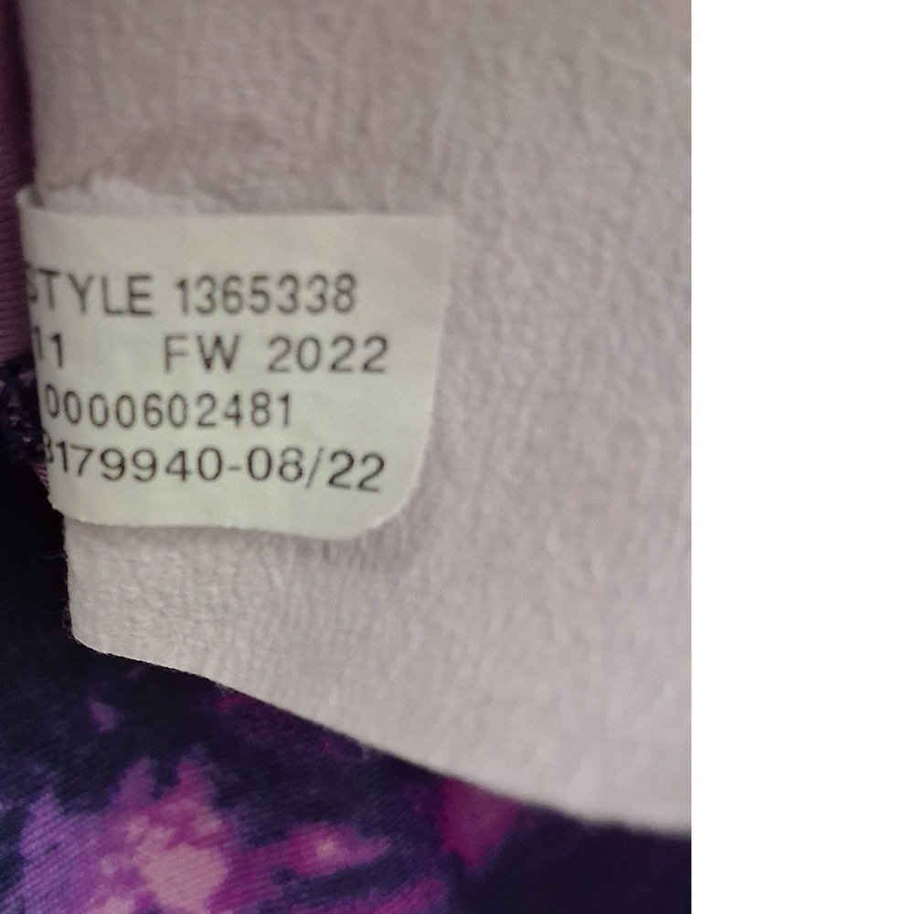 Under Armour Leggings Womens Medium Purple Tie Dye Compression 1365338 - Picture 5 of 6